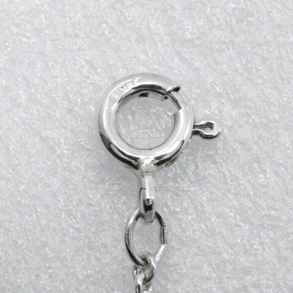 TIFFANY&Co. Open heart Necklace Elsa Peretti Silver925 heart 5.7g Women - Picture 9 of 10